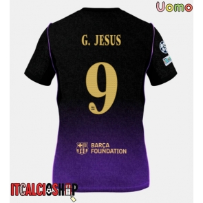 Barcelona Gabriel Jesus #9 Seconda Maglia 2026-27 Manica Corta Barcelona Gabriel Jesus #9 Seconda Maglia 2026-27 Manica Corta